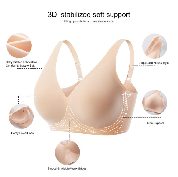 LeopardFlex™ Seamless Wireless Bra